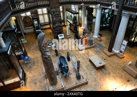 Interno del Museum of Archaeology and Anthropology, Cambridge, Cambridgeshire, Inghilterra, Regno Unito Foto Stock