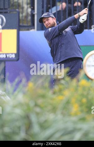 Troon, Scozia, Regno Unito. 20 luglio 2024. L'irlandese Shane Lowry durante il terzo giorno dei British Open Golf Championships 2024 al Royal Troon Golf Club di Troon, in Scozia, il 20 luglio 2024. Crediti: Koji Aoki/AFLO SPORT/Alamy Live News crediti: Aflo Co. Ltd./Alamy Live News Foto Stock