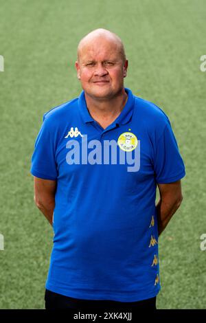 Hendrik IDO Ambacht, Paesi Bassi. 20 luglio 2024. HENDRIK-IDO-AMBACHT, PAESI BASSI - 20 LUGLIO: Andre Boll durante un Photocall di ASWH allo Sportpark Schildman il 20 luglio 2024 a Hendrik-IDO-Ambacht, Paesi Bassi. (Foto di Rene Nijhuis/Orange Pictures) credito: Orange Pics BV/Alamy Live News Foto Stock