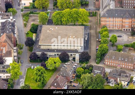 Luftbild, Saalbau, Events und Veranstaltungen, Altstadt, Bottrop, Ruhrgebiet, Nordrhein-Westfalen, Deutschland ACHTUNGxMINDESTHONORARx60xEURO *** Vista aerea, Saalbau, eventi e funzioni, città vecchia, Bottrop, zona della Ruhr, Renania settentrionale-Vestfalia, Germania ATTENTIONxMINDESTHONORARx60xEURO Foto Stock