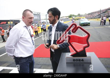 BEN SULAYEM Mohammed (emirati arabi uniti), presidente della FIA, ritratto durante il Gran Premio d'Ungheria di Formula 1 2024, 13° round del Campionato del mondo di Formula 1 2024 dal 19 al 21 luglio 2024 sull'Hungaroring, a Mogyorod, in Ungheria Foto Stock