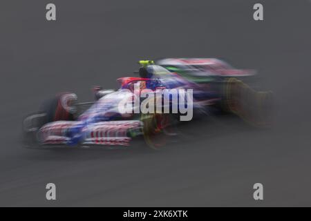 22 TSUNODA Yuki (jap), Visa Cash App RB F1 Team VCARB 01, azione durante il Gran Premio d'Ungheria di Formula 1 2024, 13° round del Campionato del mondo di Formula 1 2024 dal 19 al 21 luglio 2024 sull'Hungaroring, a Mogyorod, Ungheria Foto Stock