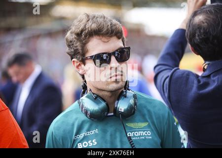 DRUGOVICH Felipe (bra), pilota di riserva del team Aston Martin F1, ritratto durante il Gran Premio d'Ungheria di Formula 1 2024, 13° round del Campionato del mondo di Formula 1 2024 dal 19 al 21 luglio 2024 sull'Hungaroring, a Mogyorod, Ungheria Foto Stock