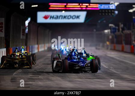 07 GUNTHER Maximilian (Ger), Maserati MSG Racing, Maserati tipo Folgore, azione durante l'ePrix di Hankook Londra 2024, decimo incontro del Campionato Mondiale ABB FIA Formula e 2023-24, sull'Excel London dal 18 al 21 giugno 2024 a Londra, Regno Unito - Photo Javier Jimenez / DPPI Foto Stock