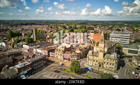 Chorley Lancashire il municipio nel centro della città Foto Stock