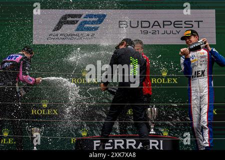 Mogyorod, Ungheria, 21 luglio 2024, Andrea Kimi Antonelli , presente al giorno di gara, 13° round del campionato di Formula 1 2024. Crediti: Michael Potts/Alamy Live News Foto Stock