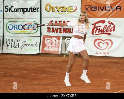 Milano Marittima (RA), torneo di tennis "VIP Master". Nella foto: Matilde Brandi Foto Stock