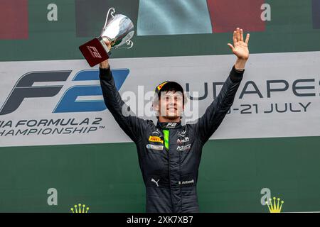 Mogyorod, Ungheria, 21 luglio 2024, Andrea Kimi Antonelli , presente al giorno di gara, 13° round del campionato di Formula 1 2024. Crediti: Michael Potts/Alamy Live News Foto Stock