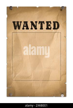Poster voleva isolato sul bianco. Spazio per il design Foto Stock