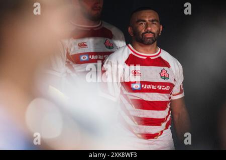 Hokkaido, Giappone. 21 luglio 2024. Michael Leitch (JPN) Rugby: Test match tra Giappone e Italia al Sapporo Dome di Hokkaido, Giappone. Crediti: AFLO/Alamy Live News Foto Stock