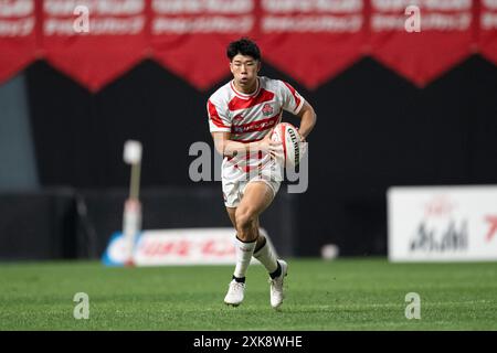 Hokkaido, Giappone. 21 luglio 2024. Yoshitaka Yazaki (JPN) Rugby: Test match tra Giappone e Italia al Sapporo Dome di Hokkaido, Giappone. Crediti: AFLO/Alamy Live News Foto Stock