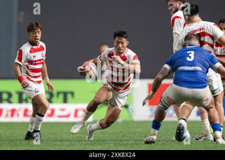 Hokkaido, Giappone. 21 luglio 2024. Tomoki Osada (JPN) Rugby: Test match tra Giappone e Italia al Sapporo Dome di Hokkaido, Giappone. Crediti: AFLO/Alamy Live News Foto Stock