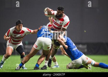 Hokkaido, Giappone. 21 luglio 2024. Sanaila Waqa (JPN) Rugby: Test match tra Giappone e Italia al Sapporo Dome di Hokkaido, Giappone. Crediti: AFLO/Alamy Live News Foto Stock