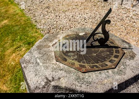 Drummond Castle Gardens, Perthshire, Scotland, Regno Unito Foto Stock