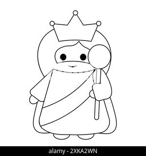 Per icone, web, cartoline, arredamento, imballaggio, stampe per oggetti, copertine per notebook, decorazione di scatole per adesivi, zaino, elemento individuale, c Illustrazione Vettoriale