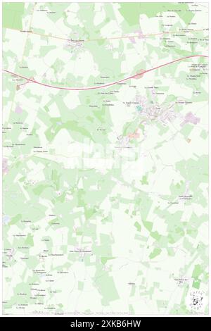 Mareil-en-Champagne, Sarthe, FR, Francia, Pays de la Loire, N 47 59' 4'', S 0 10' 8'', mappa, Cartascapes Mappa pubblicata nel 2024. Esplora Cartascapes, una mappa che rivela i diversi paesaggi, culture ed ecosistemi della Terra. Viaggia attraverso il tempo e lo spazio, scoprendo l'interconnessione del passato, del presente e del futuro del nostro pianeta. Foto Stock