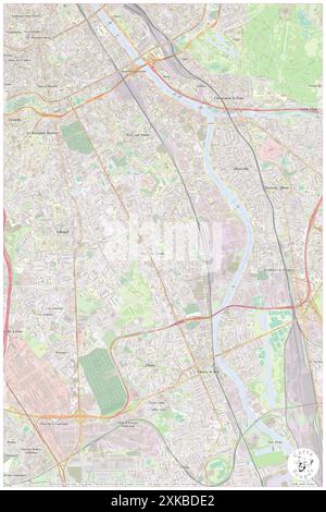 Vitry-sur-Seine, Val-de-Marne, FR, Francia, Île-de-France, N 48 47' 15''', N 2 23' 34'', MAP, Cartascapes Map pubblicata nel 2024. Esplora Cartascapes, una mappa che rivela i diversi paesaggi, culture ed ecosistemi della Terra. Viaggia attraverso il tempo e lo spazio, scoprendo l'interconnessione del passato, del presente e del futuro del nostro pianeta. Foto Stock