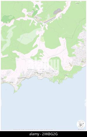 Rayol-Canadel-sur-Mer, Var, FR, Francia, Provence-Alpes-Côte d'Azur, N 43 9' 30'', N 6 27' 42'', MAP, Cartascapes Map pubblicata nel 2024. Esplora Cartascapes, una mappa che rivela i diversi paesaggi, culture ed ecosistemi della Terra. Viaggia attraverso il tempo e lo spazio, scoprendo l'interconnessione del passato, del presente e del futuro del nostro pianeta. Foto Stock