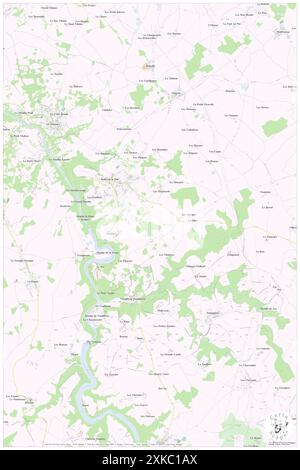 Badecon-le-pin, Indre, FR, Francia, Centro, N 46 32' 26'', N 1 35' 34'', MAP, Cartascapes Map pubblicata nel 2024. Esplora Cartascapes, una mappa che rivela i diversi paesaggi, culture ed ecosistemi della Terra. Viaggia attraverso il tempo e lo spazio, scoprendo l'interconnessione del passato, del presente e del futuro del nostro pianeta. Foto Stock