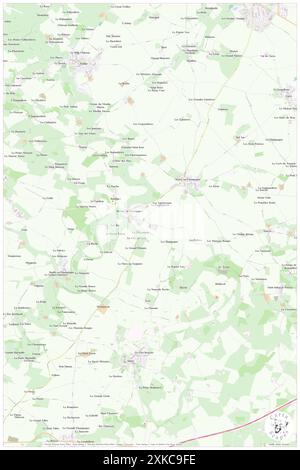 Bernay-en-Champagne, Sarthe, FR, Francia, Pays de la Loire, N 48 4' 27'', S 0 3' 34'', mappa, Cartascapes Mappa pubblicata nel 2024. Esplora Cartascapes, una mappa che rivela i diversi paesaggi, culture ed ecosistemi della Terra. Viaggia attraverso il tempo e lo spazio, scoprendo l'interconnessione del passato, del presente e del futuro del nostro pianeta. Foto Stock