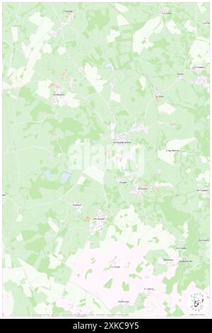 La Chapelle-Baloue, Creuse, FR, Francia, Nouvelle-Aquitaine, N 46 21' 34'', N 1 34' 36'', MAP, Cartascapes Map pubblicata nel 2024. Esplora Cartascapes, una mappa che rivela i diversi paesaggi, culture ed ecosistemi della Terra. Viaggia attraverso il tempo e lo spazio, scoprendo l'interconnessione del passato, del presente e del futuro del nostro pianeta. Foto Stock