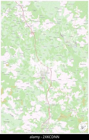 Saint-Chely-d'Apcher, Lozère, FR, Francia, Occitanie, N 44 48' 11'', N 3 16' 32'', MAP, Cartascapes Map pubblicata nel 2024. Esplora Cartascapes, una mappa che rivela i diversi paesaggi, culture ed ecosistemi della Terra. Viaggia attraverso il tempo e lo spazio, scoprendo l'interconnessione del passato, del presente e del futuro del nostro pianeta. Foto Stock