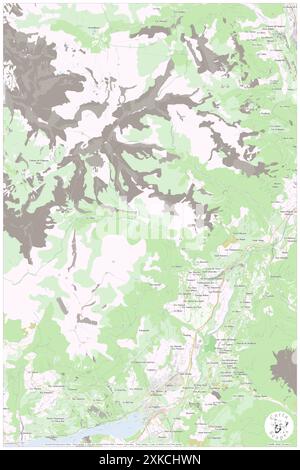 Chateauroux-les-Alpes, Hautes-Alpes, FR, Francia, Provence-Alpes-Côte d'Azur, N 44 36' 53'', N 6 31' 19'', MAP, Cartascapes Map pubblicata nel 2024. Esplora Cartascapes, una mappa che rivela i diversi paesaggi, culture ed ecosistemi della Terra. Viaggia attraverso il tempo e lo spazio, scoprendo l'interconnessione del passato, del presente e del futuro del nostro pianeta. Foto Stock