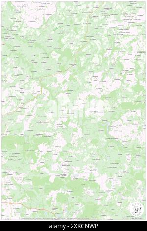 La celle-Dunoise, Creuse, FR, Francia, Nouvelle-Aquitaine, N 46 18' 34'', N 1 46' 12'', MAP, Cartascapes Map pubblicata nel 2024. Esplora Cartascapes, una mappa che rivela i diversi paesaggi, culture ed ecosistemi della Terra. Viaggia attraverso il tempo e lo spazio, scoprendo l'interconnessione del passato, del presente e del futuro del nostro pianeta. Foto Stock