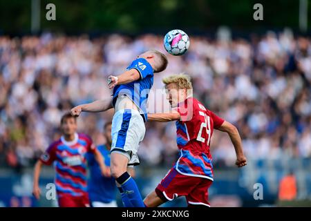 Lyngby, Danimarca. 22 luglio 2024. Superliga match tra Lyngby e FC Copenhagen al Lyngby Stadium lunedì 22 luglio 2024. (Foto: Thomas Sjoerup/Scanpix 2024) credito: Ritzau/Alamy Live News Foto Stock