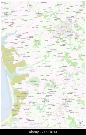 Saint-Jean-Trolimon, Finistère, FR, Francia, Bretagna, N 47 51' 57'', S 4 16' 50'', MAP, Cartascapes Map pubblicata nel 2024. Esplora Cartascapes, una mappa che rivela i diversi paesaggi, culture ed ecosistemi della Terra. Viaggia attraverso il tempo e lo spazio, scoprendo l'interconnessione del passato, del presente e del futuro del nostro pianeta. Foto Stock