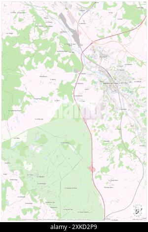 Argenton-sur-Creuse, Indre, FR, Francia, Centro, N 46 35' 20'', N 1 31' 9'', MAP, Cartascapes Map pubblicata nel 2024. Esplora Cartascapes, una mappa che rivela i diversi paesaggi, culture ed ecosistemi della Terra. Viaggia attraverso il tempo e lo spazio, scoprendo l'interconnessione del passato, del presente e del futuro del nostro pianeta. Foto Stock