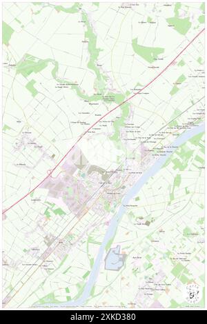 Meung-sur-Loire, Loiret, FR, Francia, Centro, N 47 49' 42'', N 1 41' 53'', MAP, Cartascapes Map pubblicata nel 2024. Esplora Cartascapes, una mappa che rivela i diversi paesaggi, culture ed ecosistemi della Terra. Viaggia attraverso il tempo e lo spazio, scoprendo l'interconnessione del passato, del presente e del futuro del nostro pianeta. Foto Stock