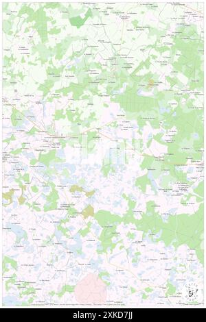 Mezieres-en-Brenne, Indre, FR, Francia, Centro, N 46 49' 14'', N 1 12' 38'', MAP, Cartascapes Map pubblicata nel 2024. Esplora Cartascapes, una mappa che rivela i diversi paesaggi, culture ed ecosistemi della Terra. Viaggia attraverso il tempo e lo spazio, scoprendo l'interconnessione del passato, del presente e del futuro del nostro pianeta. Foto Stock