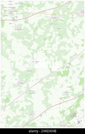 Crannes-en-Champagne, Sarthe, FR, Francia, Pays de la Loire, N 47 58' 50'', S 0 3' 6'', mappa, Cartascapes Mappa pubblicata nel 2024. Esplora Cartascapes, una mappa che rivela i diversi paesaggi, culture ed ecosistemi della Terra. Viaggia attraverso il tempo e lo spazio, scoprendo l'interconnessione del passato, del presente e del futuro del nostro pianeta. Foto Stock