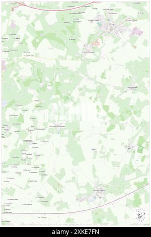 Saint-Ouen-en-Champagne, Sarthe, FR, Francia, Pays de la Loire, N 47 57' 0'', S 0 11' 18'', mappa, Cartascapes Mappa pubblicata nel 2024. Esplora Cartascapes, una mappa che rivela i diversi paesaggi, culture ed ecosistemi della Terra. Viaggia attraverso il tempo e lo spazio, scoprendo l'interconnessione del passato, del presente e del futuro del nostro pianeta. Foto Stock