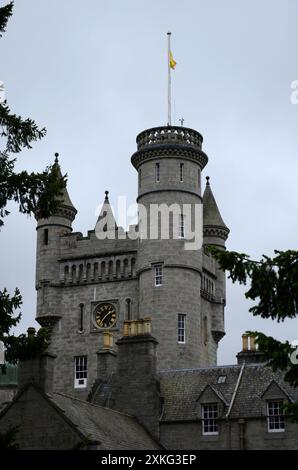 Balmoral Castle, Ballater, Scozia, Regno Unito, Europa Foto Stock