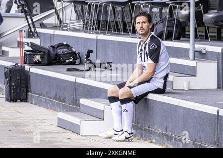 ALMELO, 23-07-2024, Asito stadion. Calcio olandese, Eredivisie, Photocall Heracles Almelo stagione 2024/2025. Il giocatore dell'Heracles Jordy Bruijn credito: Pro Shots/Alamy Live News Foto Stock