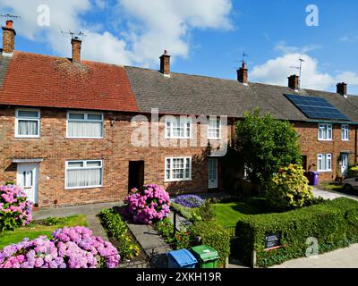 Vista aerea del 20 Forthlin Road, la casa d'infanzia dei Beatles Sir Paul McCartney. Foto Stock