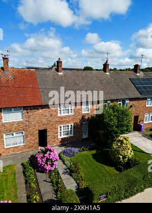 Vista aerea del 20 Forthlin Road, la casa d'infanzia dei Beatles Sir Paul McCartney. Foto Stock