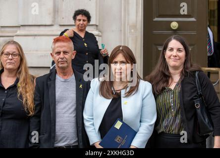 Londra, regno unito 23 luglio 2024 l'Ambasciatore d'Israele Tzipi Hotovely partecipa all'ufficio del governo 70 Whitehall per l'incontro Credit: Richard Lincoln/Alamy Live News Foto Stock