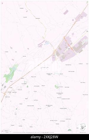 Chiesa di San Benedetto, Provincia di Chieti, IT, Italia, Abruzzo, N 42 7' 48'', N 14 24' 53'', MAP, Cartascapes Map pubblicata nel 2024. Esplora Cartascapes, una mappa che rivela i diversi paesaggi, culture ed ecosistemi della Terra. Viaggia attraverso il tempo e lo spazio, scoprendo l'interconnessione del passato, del presente e del futuro del nostro pianeta. Foto Stock