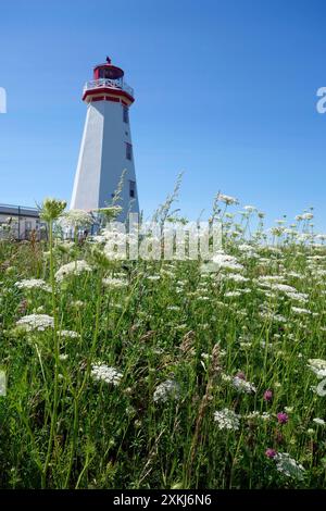 Faro di Cape North, Prince Edward Island, Canada, 2024 Foto Stock