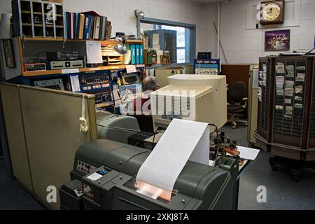 Stazione di ricezione radio marittima KPH, Point Reyes National Seashore, California, Stati Uniti Foto Stock