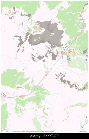 Giardino botanico alpino di campo Imperatore, Provincia dell'Aquila, IT, Italia, Abruzzo, N 42 26' 37'', N 13 33' 29'', MAP, Cartascapes Map pubblicata nel 2024. Esplora Cartascapes, una mappa che rivela i diversi paesaggi, culture ed ecosistemi della Terra. Viaggia attraverso il tempo e lo spazio, scoprendo l'interconnessione del passato, del presente e del futuro del nostro pianeta. Foto Stock