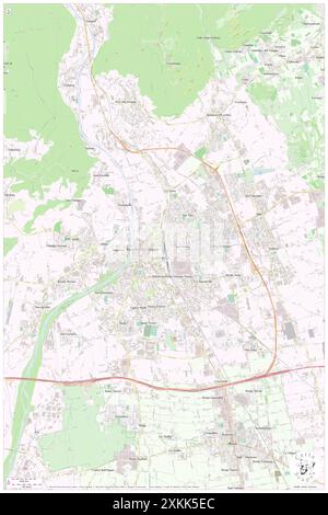 Stazione ferroviaria di Bassano del Grappa, Provincia di Vicenza, IT, Italia, Veneto, N 45 46' 2'', N 11 44' 27'', MAP, Cartascapes Map pubblicata nel 2024. Esplora Cartascapes, una mappa che rivela i diversi paesaggi, culture ed ecosistemi della Terra. Viaggia attraverso il tempo e lo spazio, scoprendo l'interconnessione del passato, del presente e del futuro del nostro pianeta. Foto Stock