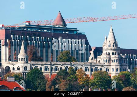 Bastione dei pescatori a Budapest, Ungheria, Europa Foto Stock