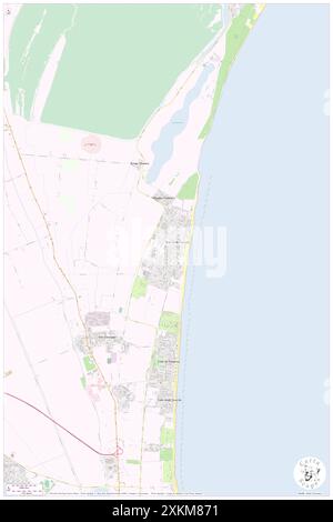 Lido delle Nazioni, Provincia di Ferrara, IT, Italia, Emilia-Romagna, N 44 44' 27'', N 12 14' 16'', MAP, Cartascapes Map pubblicata nel 2024. Esplora Cartascapes, una mappa che rivela i diversi paesaggi, culture ed ecosistemi della Terra. Viaggia attraverso il tempo e lo spazio, scoprendo l'interconnessione del passato, del presente e del futuro del nostro pianeta. Foto Stock