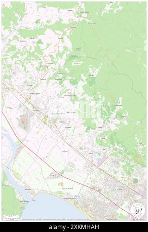 Castelnuovo Magra, Provincia di la Spezia, IT, Italia, Liguria, N 44 5' 58'', N 10 1' 1''', mappa, Cartascapes Mappa pubblicata nel 2024. Esplora Cartascapes, una mappa che rivela i diversi paesaggi, culture ed ecosistemi della Terra. Viaggia attraverso il tempo e lo spazio, scoprendo l'interconnessione del passato, del presente e del futuro del nostro pianeta. Foto Stock