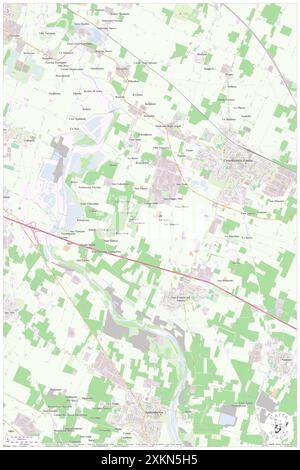 San Cesario sul Panaro, Provincia di Modena, IT, Italia, Emilia-Romagna, N 44 33' 48'', N 11 2' 6'', MAP, Cartascapes Map pubblicata nel 2024. Esplora Cartascapes, una mappa che rivela i diversi paesaggi, culture ed ecosistemi della Terra. Viaggia attraverso il tempo e lo spazio, scoprendo l'interconnessione del passato, del presente e del futuro del nostro pianeta. Foto Stock