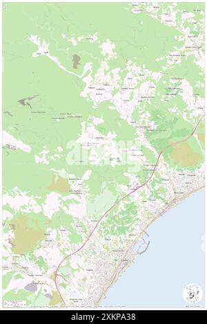 San Michele, Provincia di Savona, IT, Italia, Liguria, N 44 9' 58'', N 8 14' 56'', MAP, Cartascapes Map pubblicata nel 2024. Esplora Cartascapes, una mappa che rivela i diversi paesaggi, culture ed ecosistemi della Terra. Viaggia attraverso il tempo e lo spazio, scoprendo l'interconnessione del passato, del presente e del futuro del nostro pianeta. Foto Stock